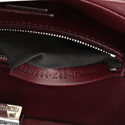 Fendi Nappa Mini Peekaboo Iconic Satchel Bordeaux 8 of 16