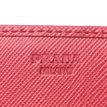 Prada Saffiano Bow Continental Wallet Peonia 6 of 9
