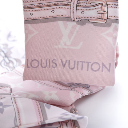 Louis Vuitton Silk Monogram Confidential Bandeau Light Pink 6 of 6