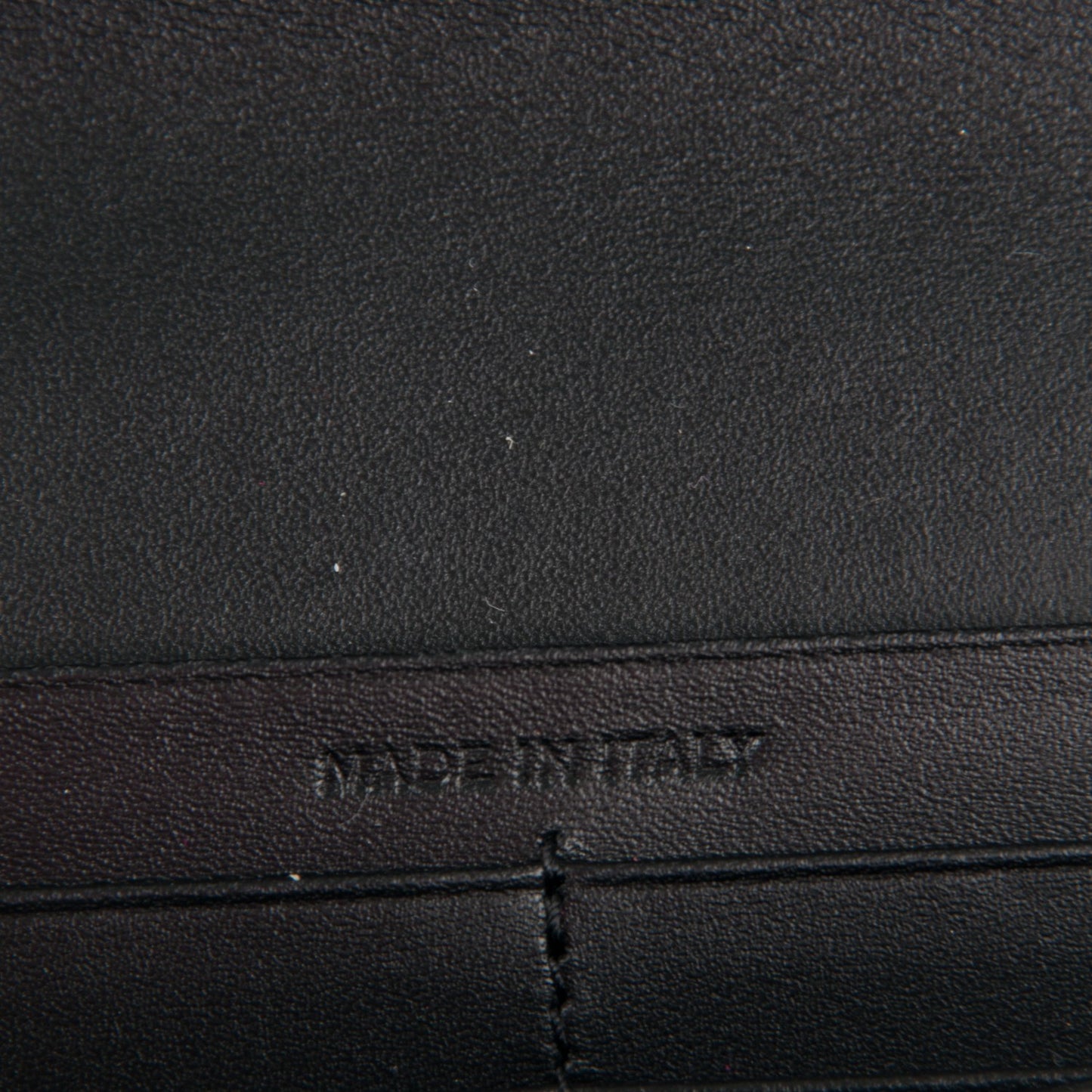 Calfskin Matelasse Chevron Monogram Flap Wallet Black