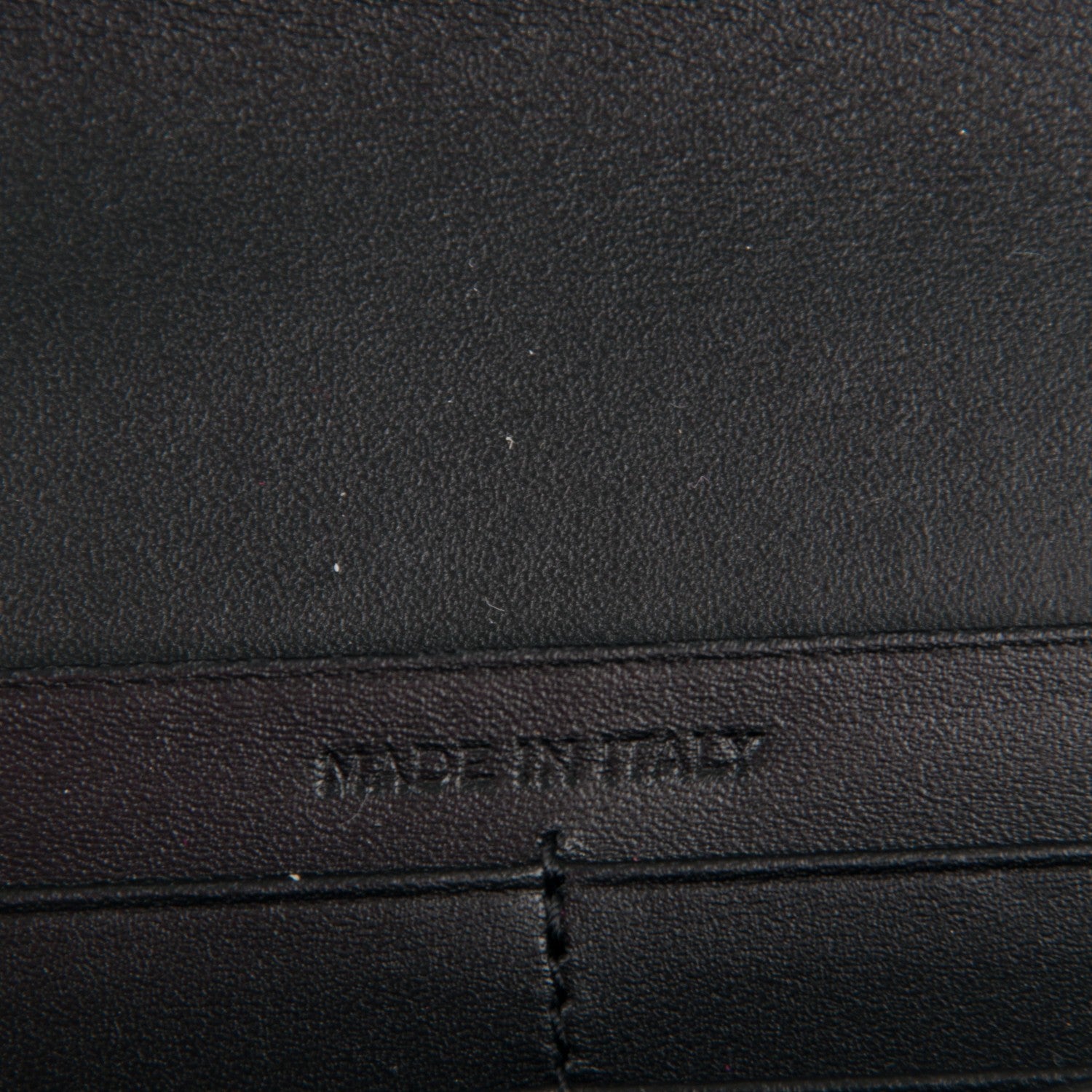 Saint Laurent Calfskin Matelasse Chevron Monogram Flap Wallet Black 7 of 7