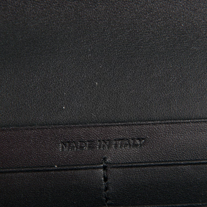 Saint Laurent Calfskin Matelasse Chevron Monogram Flap Wallet Black 7 of 7