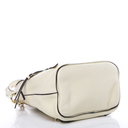 Chloe Suede Calfskin Mini Faye Backpack Off White 4 of 13