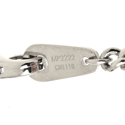 Louis Vuitton Palladium Galaxy Astronaut Necklace Silver 6 of 8