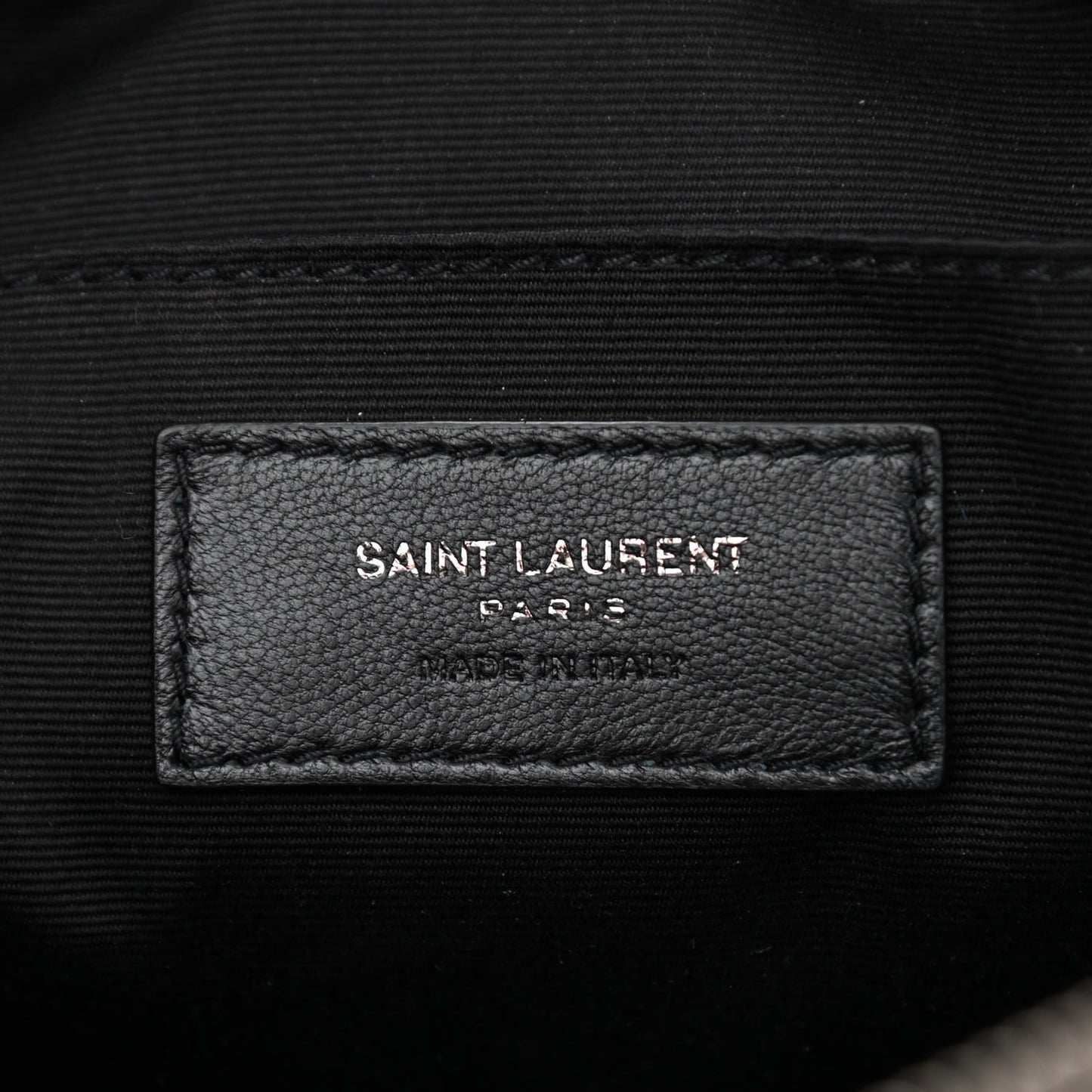 Calfskin Matelasse Monogram Lou Camera Bag Black