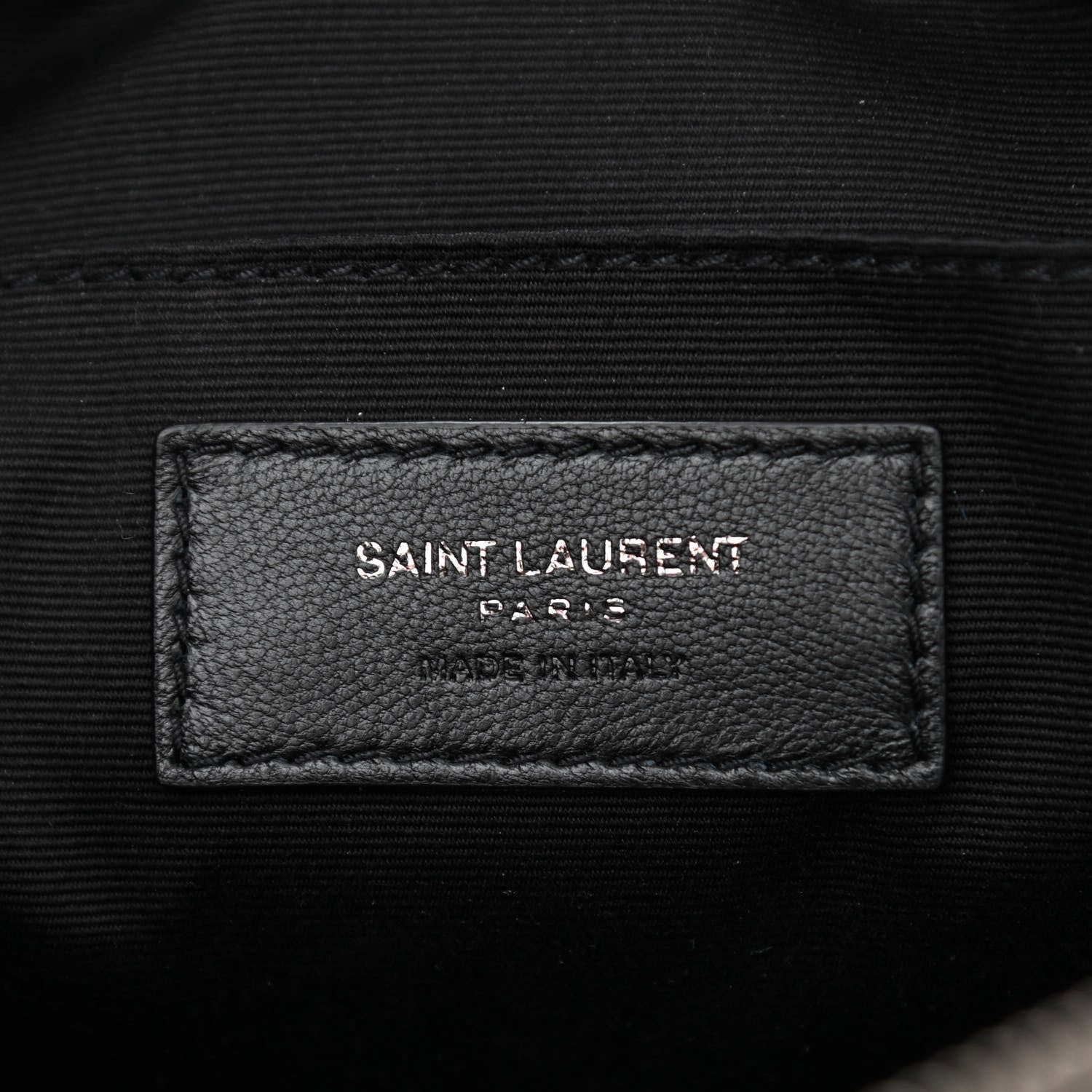 Saint Laurent Calfskin Matelasse Monogram Lou Camera Bag Black 6 of 8