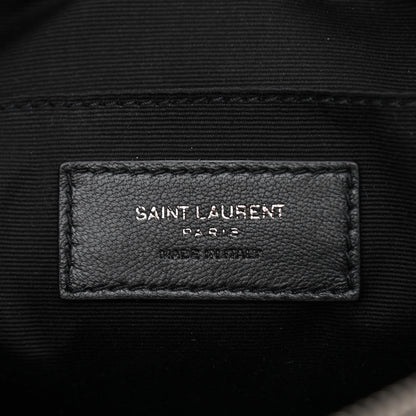 Saint Laurent Calfskin Matelasse Monogram Lou Camera Bag Black 6 of 8