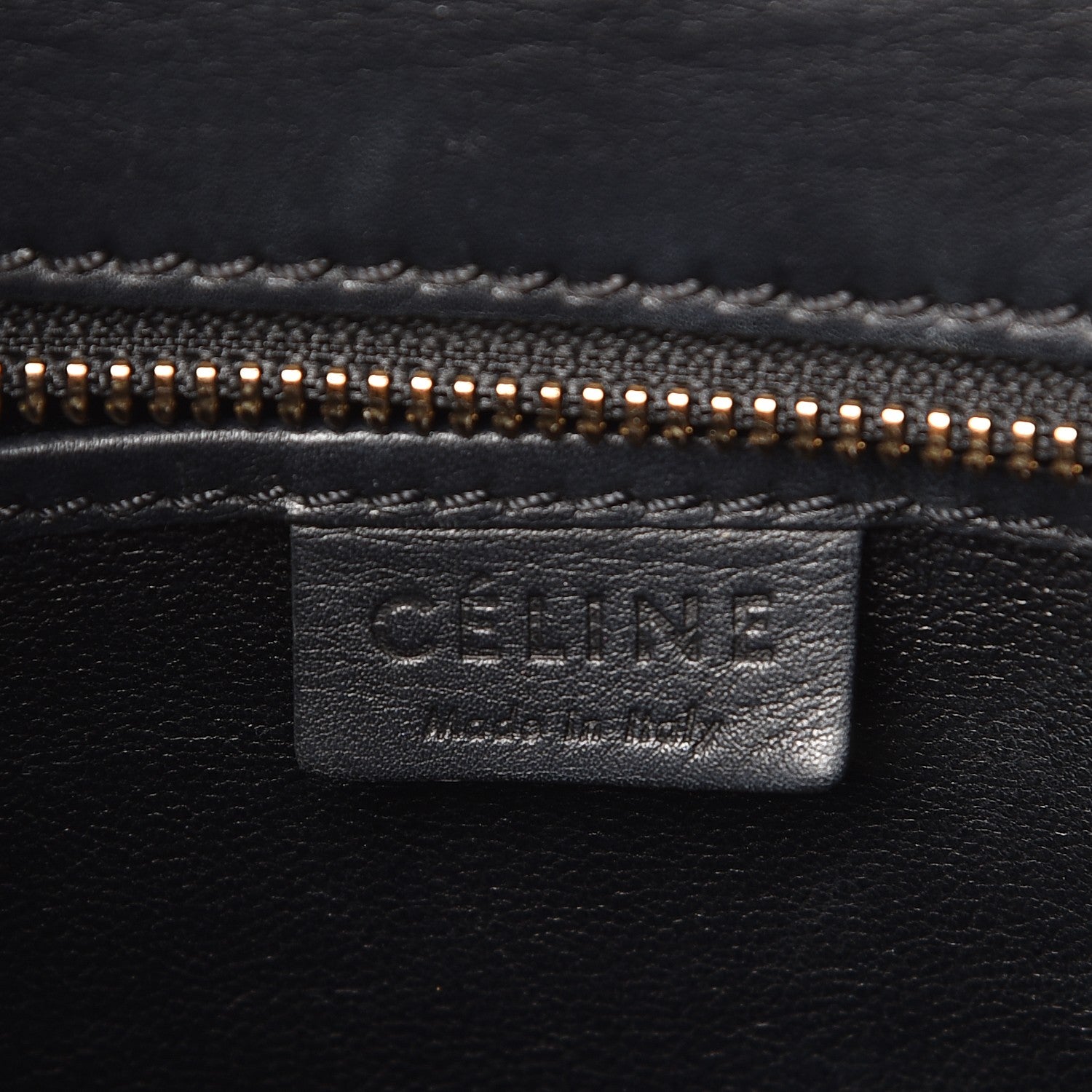 Celine Smooth Calfskin Nano Luggage Black 7 of 12