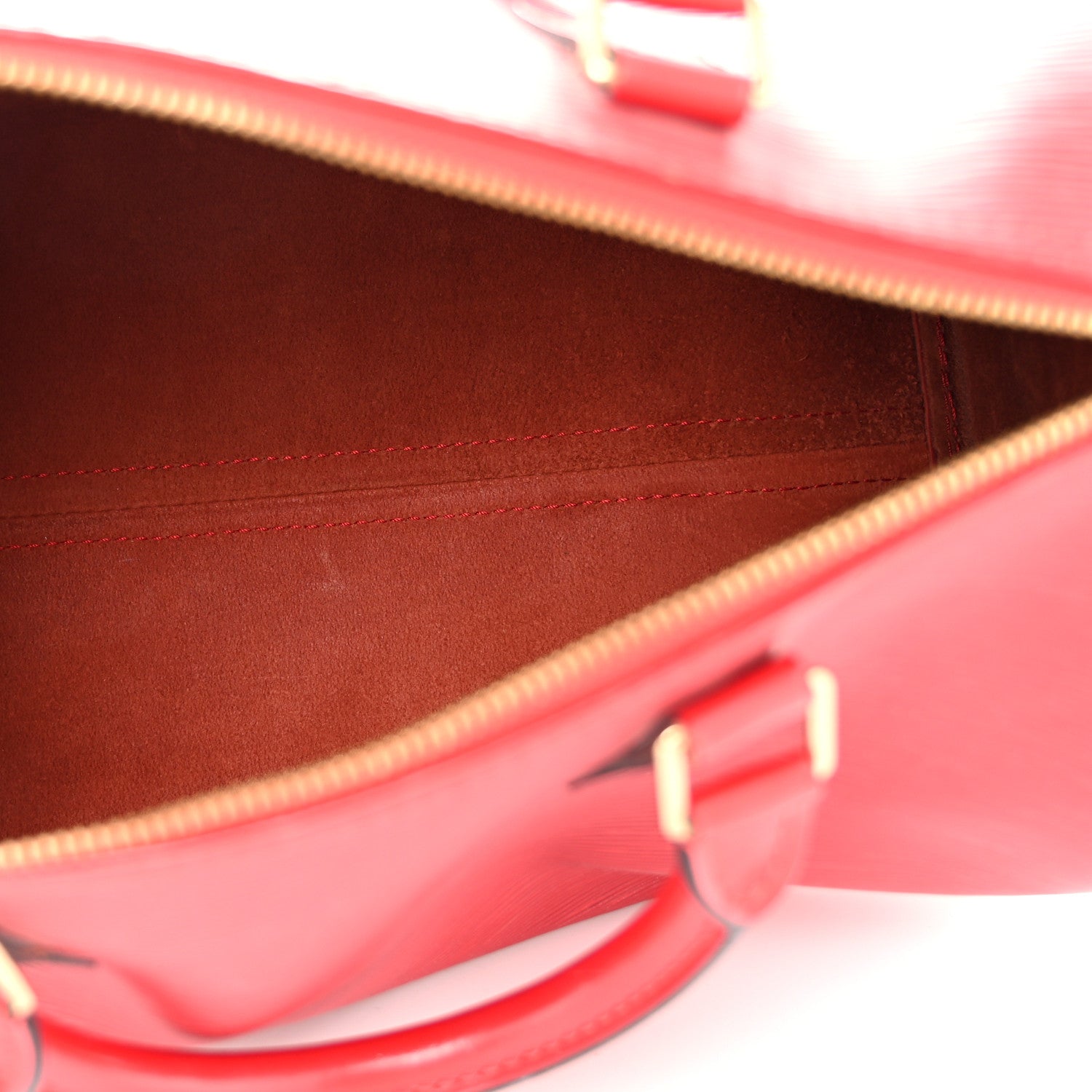 Louis Vuitton Epi Speedy 30 Castillan Red 5 of 14