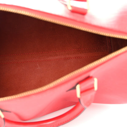 Louis Vuitton Epi Speedy 30 Castillan Red 5 of 14