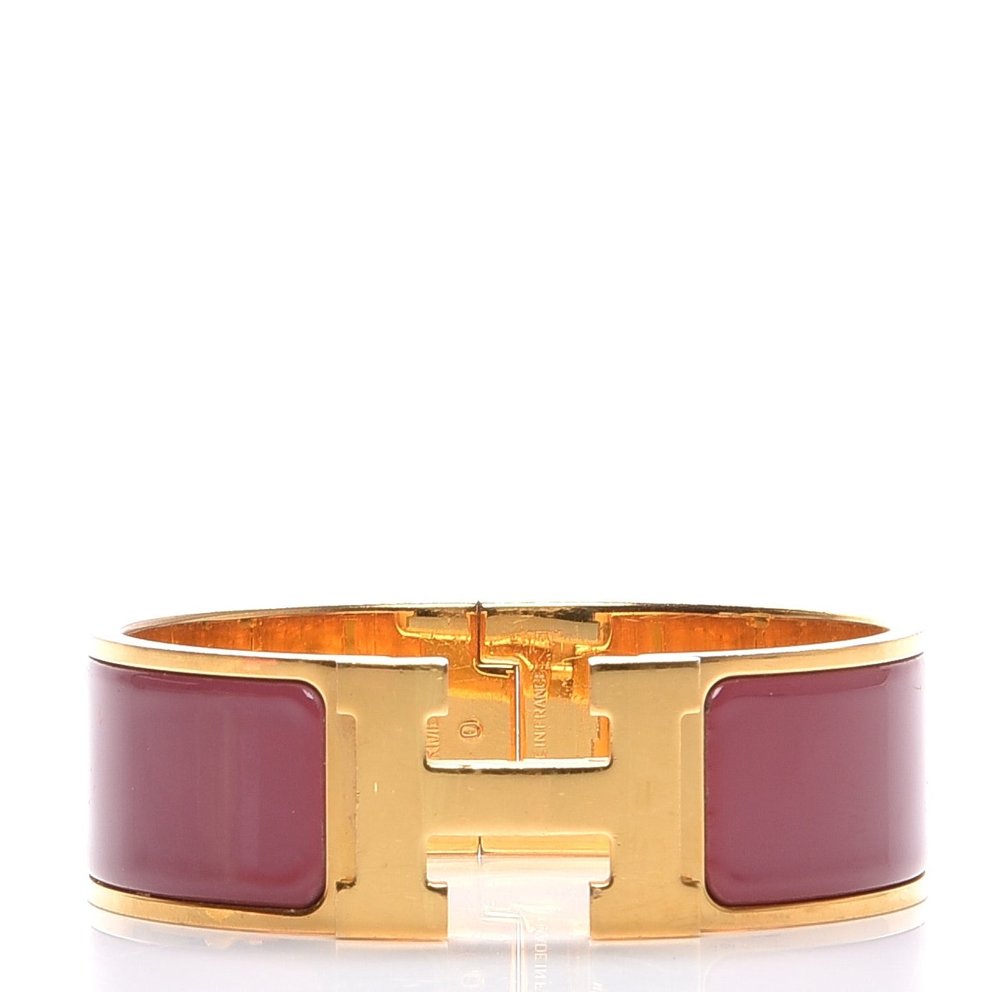 Enamel Wide Clic Clac H Bracelet PM Muscat