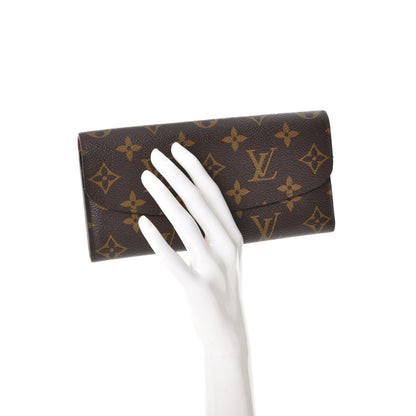 Louis Vuitton Monogram Emilie Wallet Rouge 2 of 10