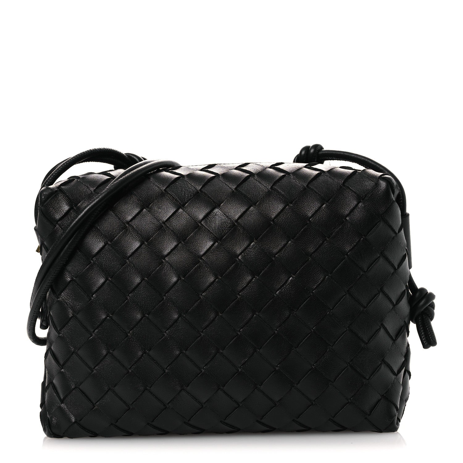 Bottega Veneta Nappa Intrecciato Small Loop Camera Bag Black 1 of 10