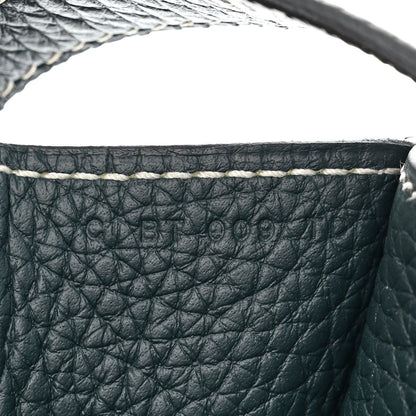 Hermes Taurillon Clemence Halzan 31 GM Vert Cypress 7 of 14