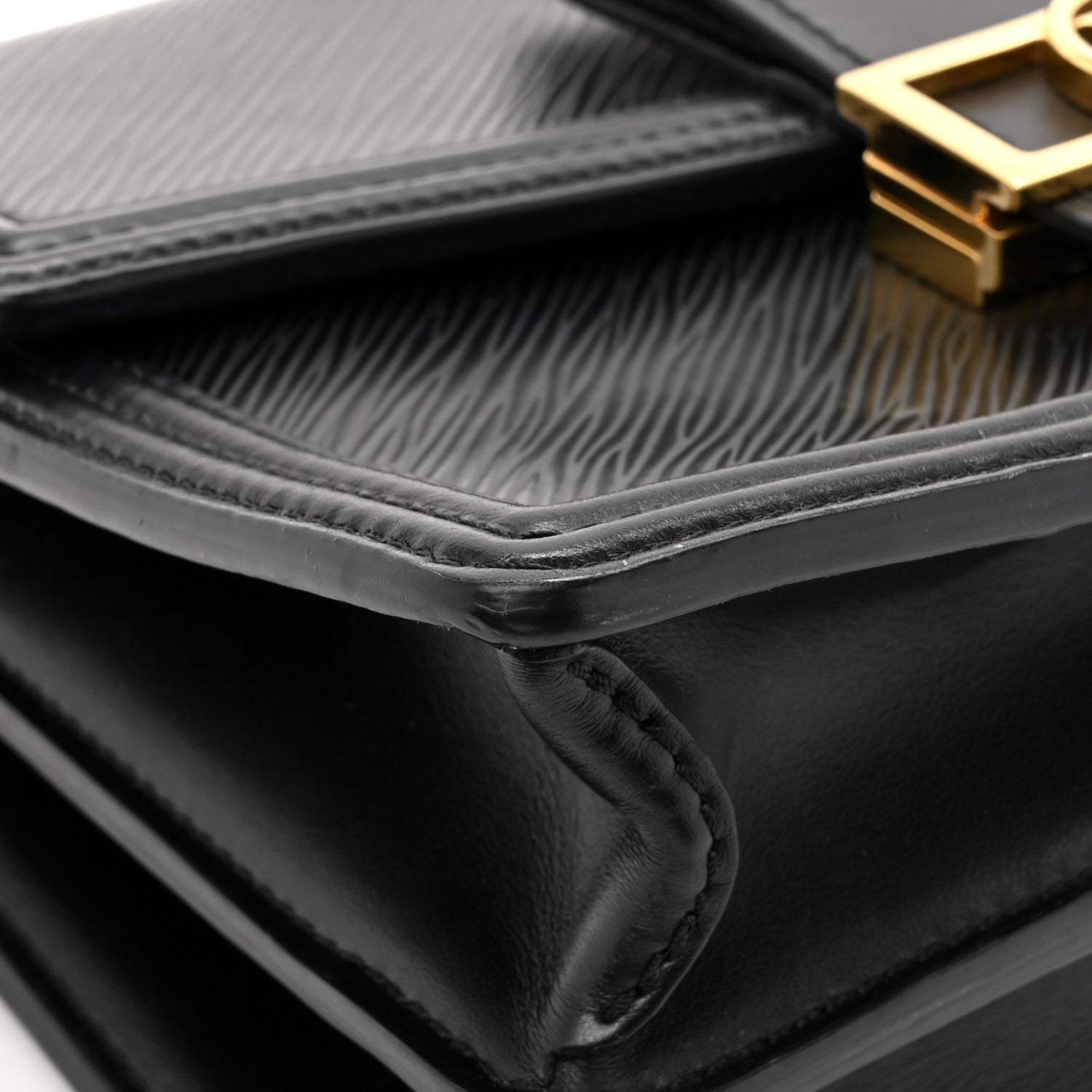 Louis Vuitton Epi Dauphine MM Black 11 of 14