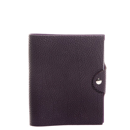 Hermes Togo Ulysse PM Notebook Cover Raisin 1 of 13