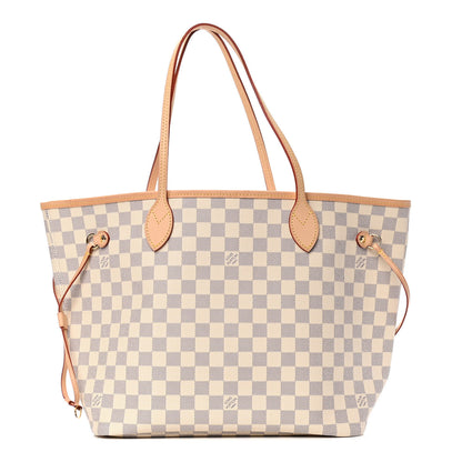 Louis Vuitton Damier Azur Neo Neverfull MM Rose Ballerine 1 of 5
