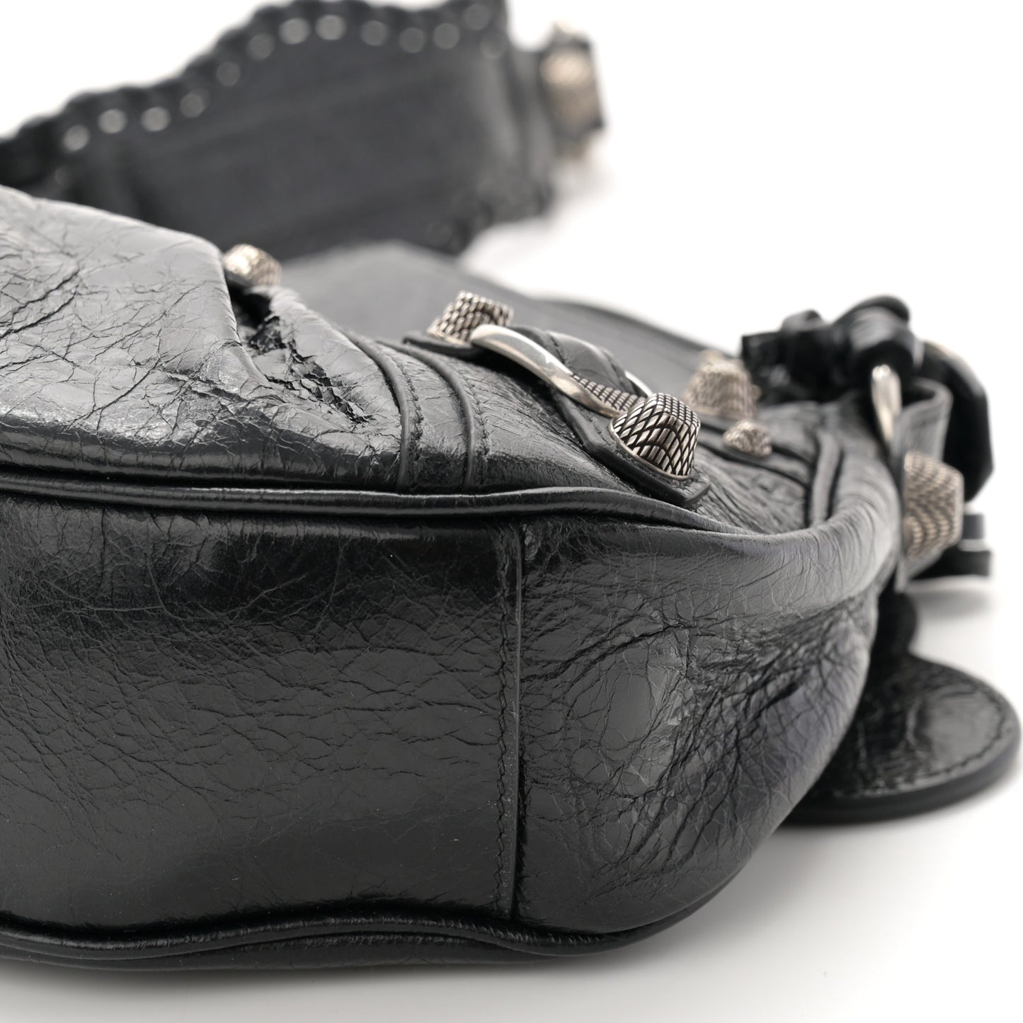 Agneau Arena Le Cagole Shoulder Bag XS Black
