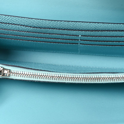 Hermes Epsom Constance Wallet To Go Bleu Atoll 5 of 10