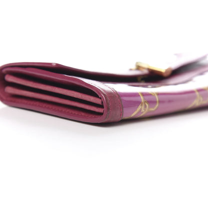 Louis Vuitton Monogram Charms Cabas Porte-Monnaie Wallet Fuchsia 9 of 12