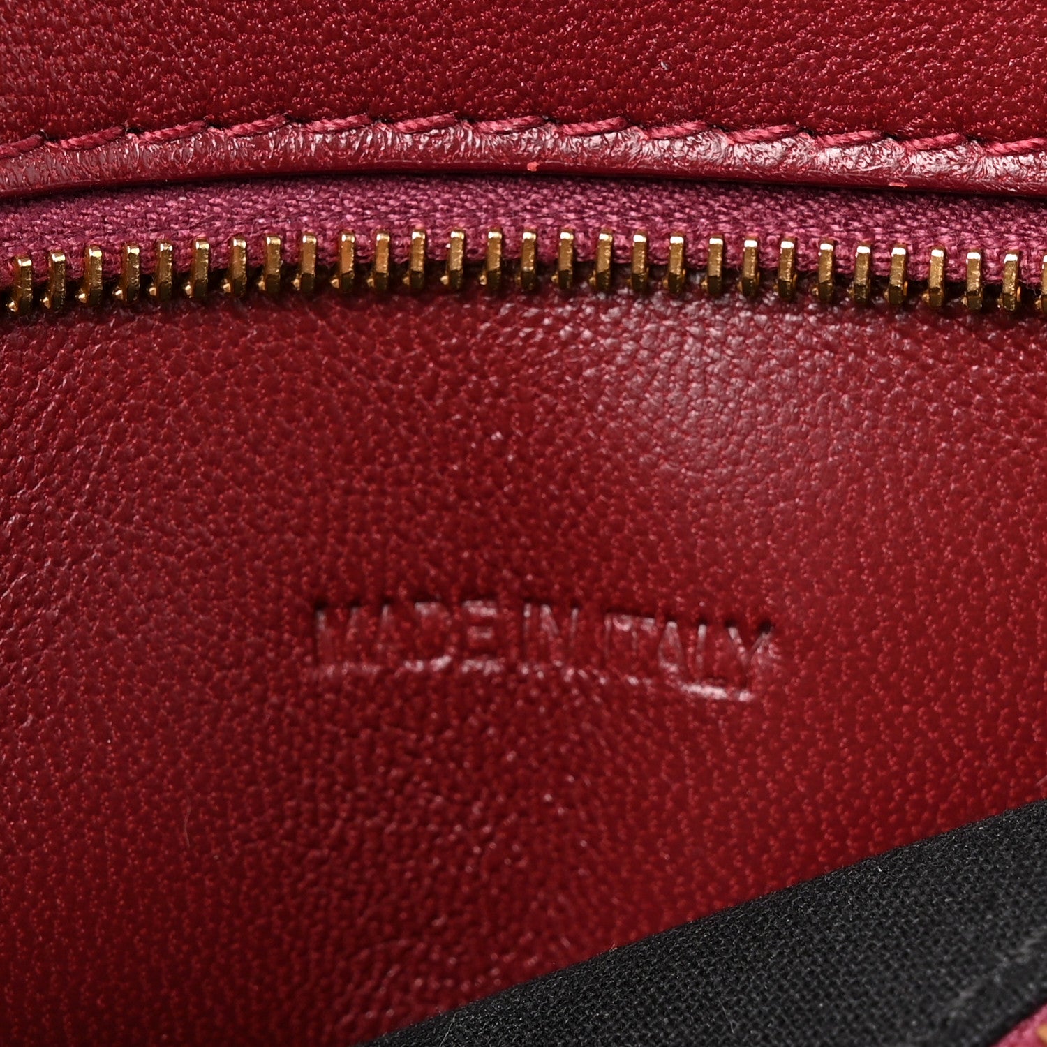 Balenciaga Shiny Calfskin Crocodile Embossed Small Hourglass Top Handle Bag Dark Red 7 of 16