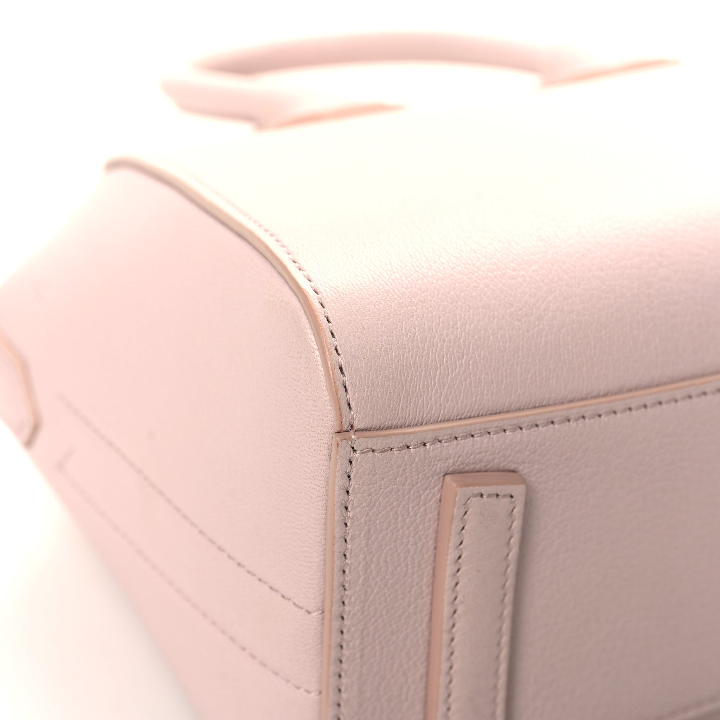 Sugar Goatskin Mini Antigona Light Pink