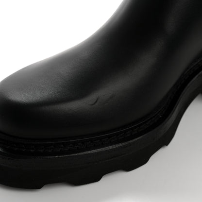 Louis Vuitton Calfskin Monogram Beaubourg Ankle Boots 39 Black 9 of 10