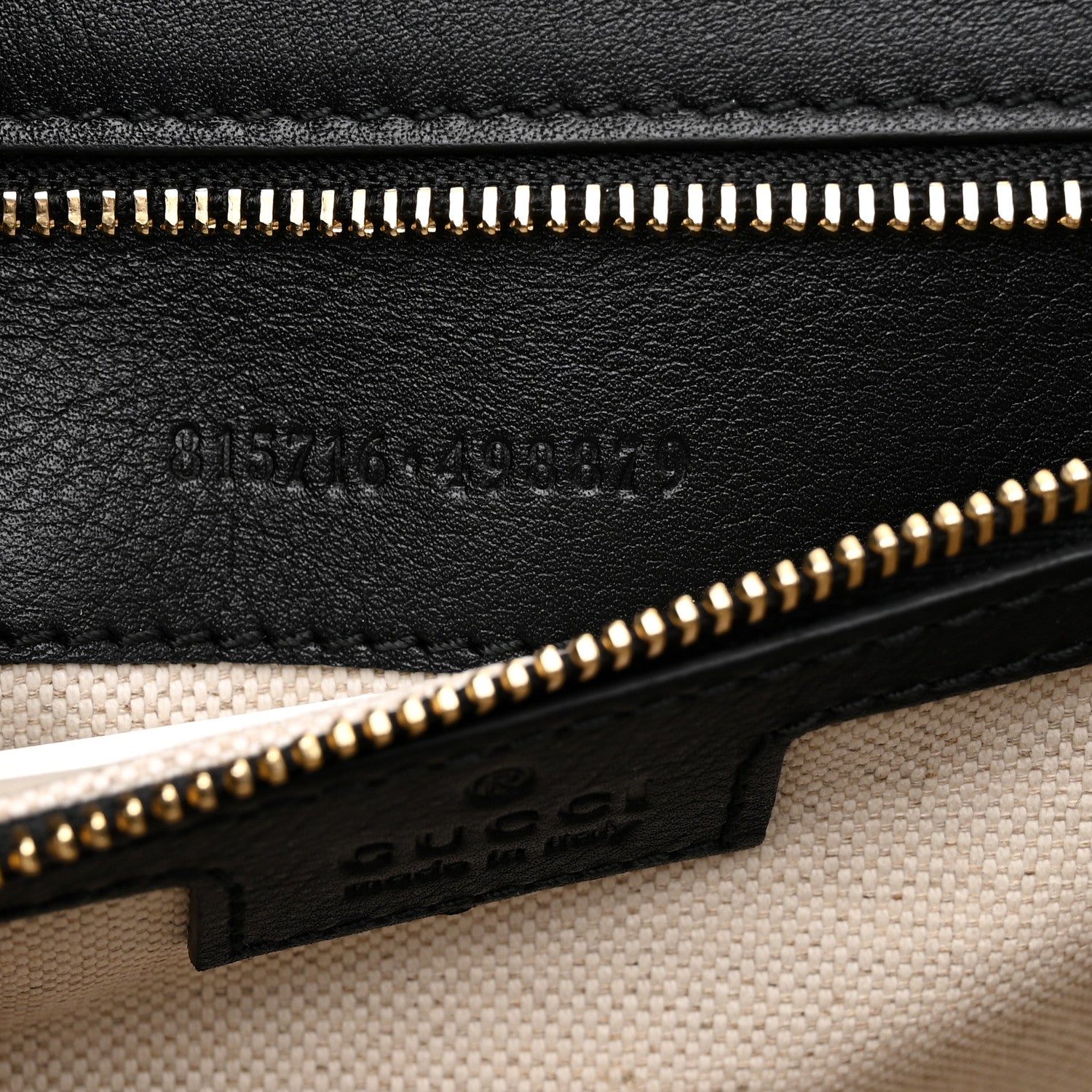 Gucci Calfskin Large Blondie Top Handle Bag Black 7 of 11