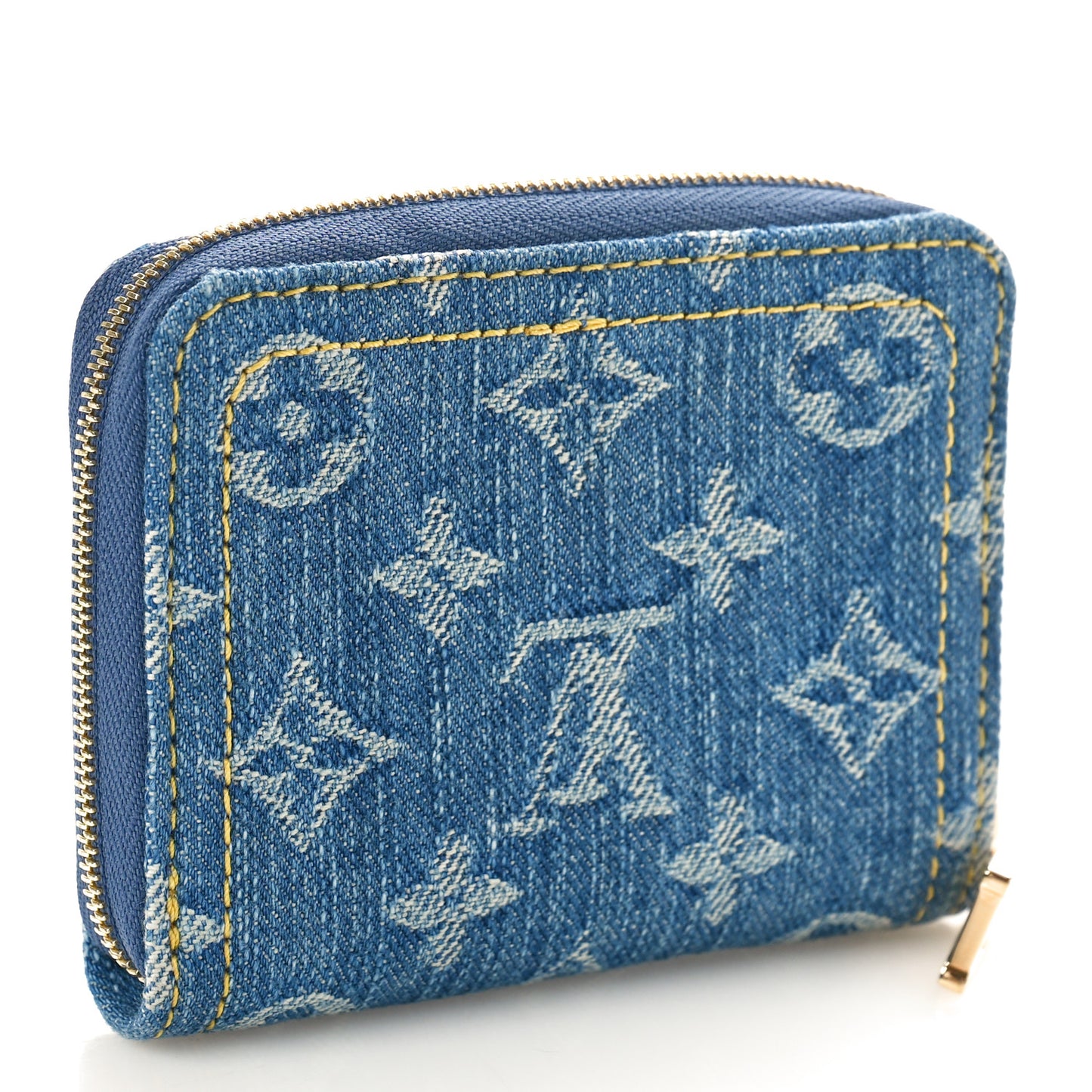 Denim Monogram New LV Remix Lou Wallet Blue