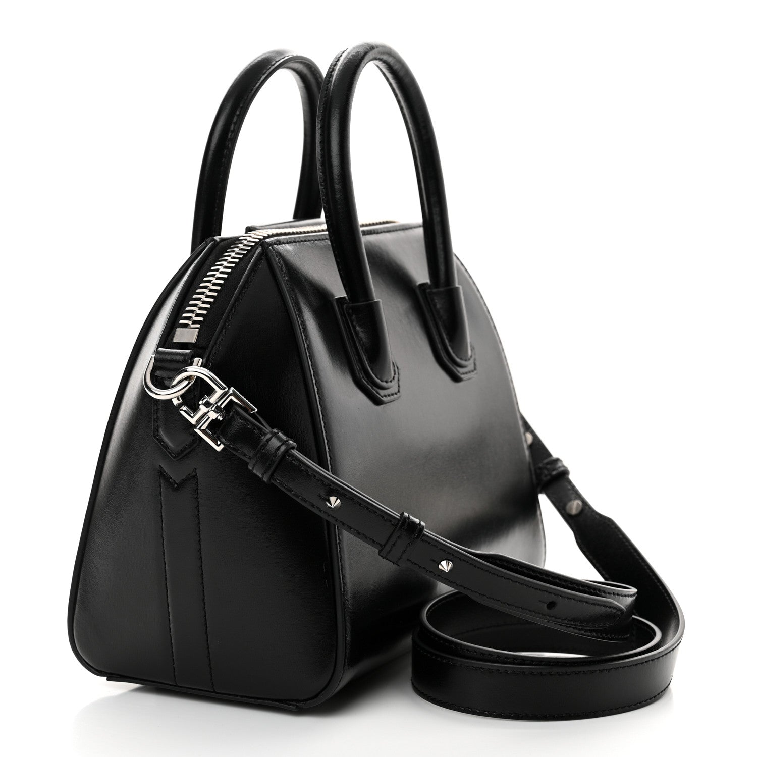 Givenchy Shiny Lord Calfskin Mini Antigona Black 3 of 11