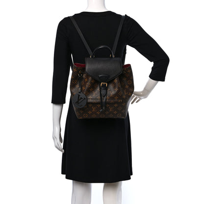 Louis Vuitton Monogram Montsouris PM Black 2 of 8