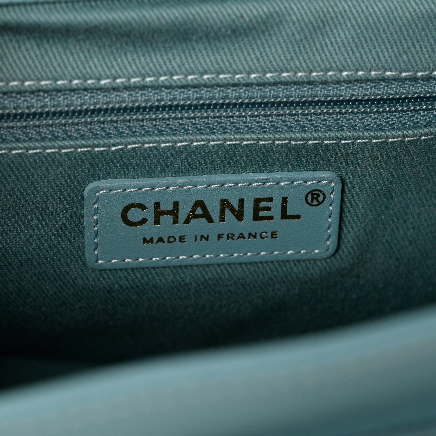 Chanel Caviar Quilted Medium Business Affinity Flap Light Blue 6 of 11