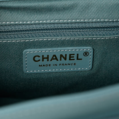 Chanel Caviar Quilted Medium Business Affinity Flap Light Blue 6 of 11