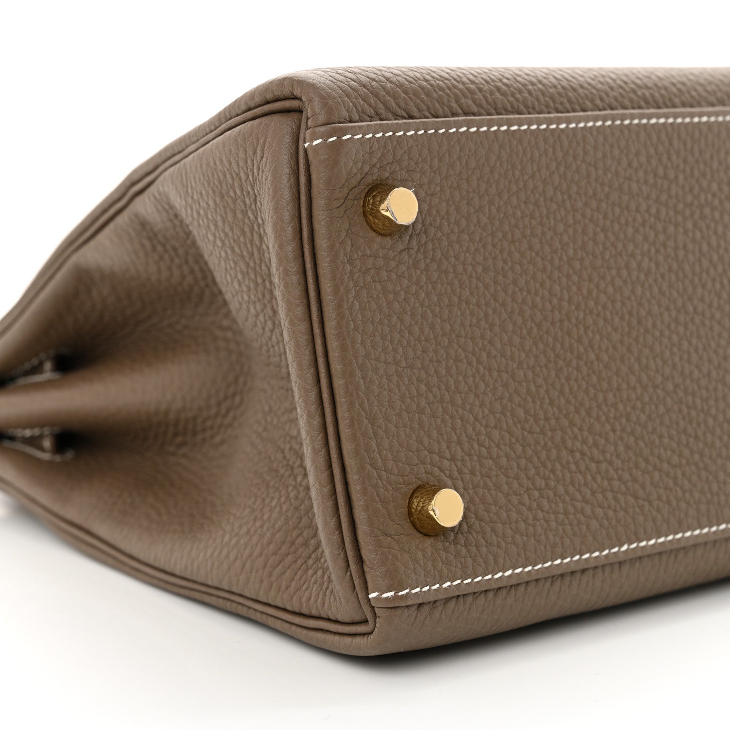 Hermes Taurillon Clemence Kelly Retourne 28 Etoupe 9 of 11