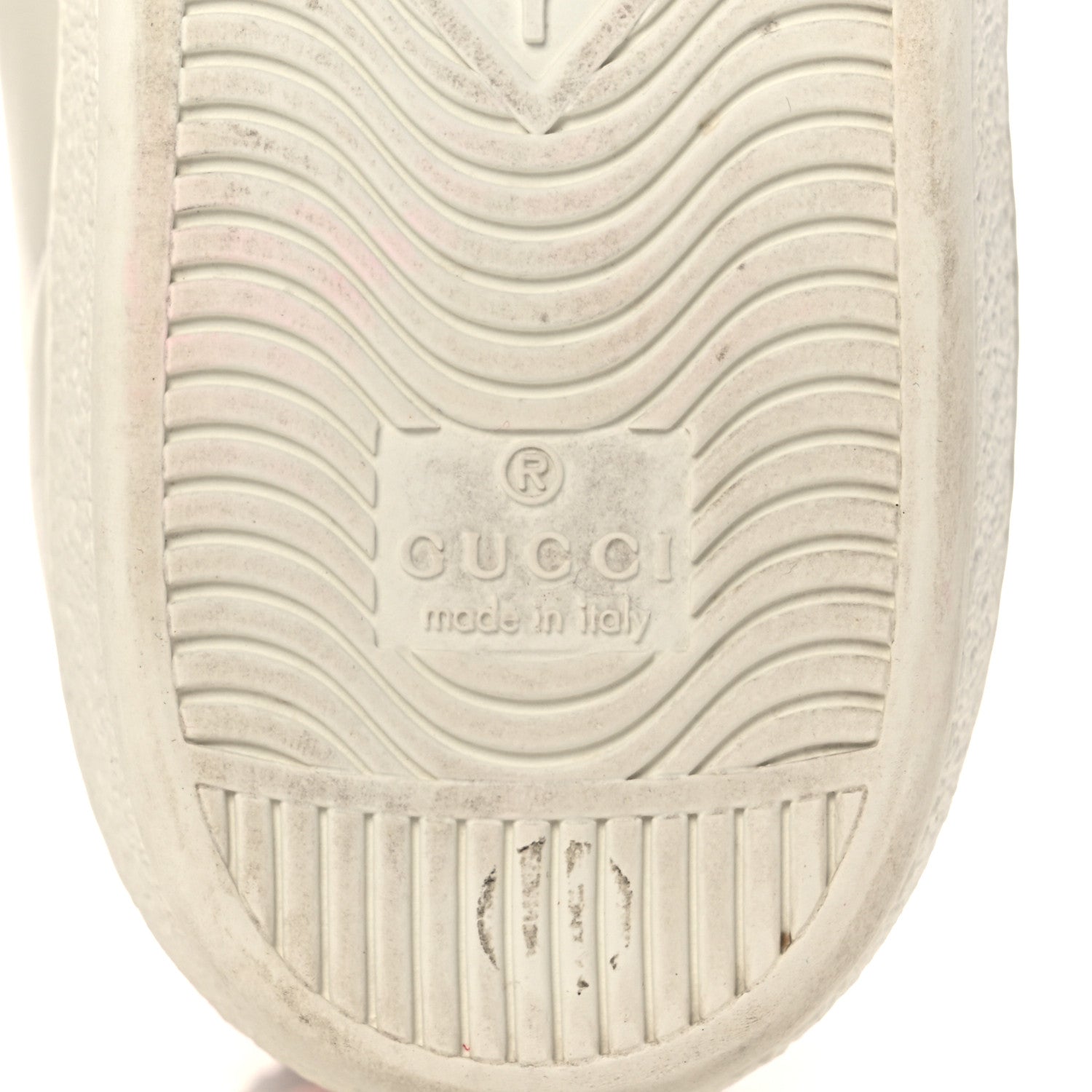 Gucci Calfskin Lace Ayers Sylvie Web New Womens Ace High Top Sneakers 37 White 6 of 10