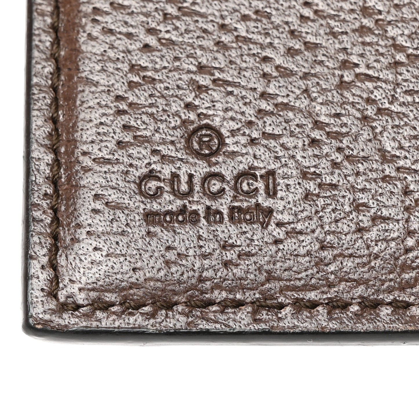 GG Supreme Monogram Web Ophidia French Flap Wallet Beige New Acero