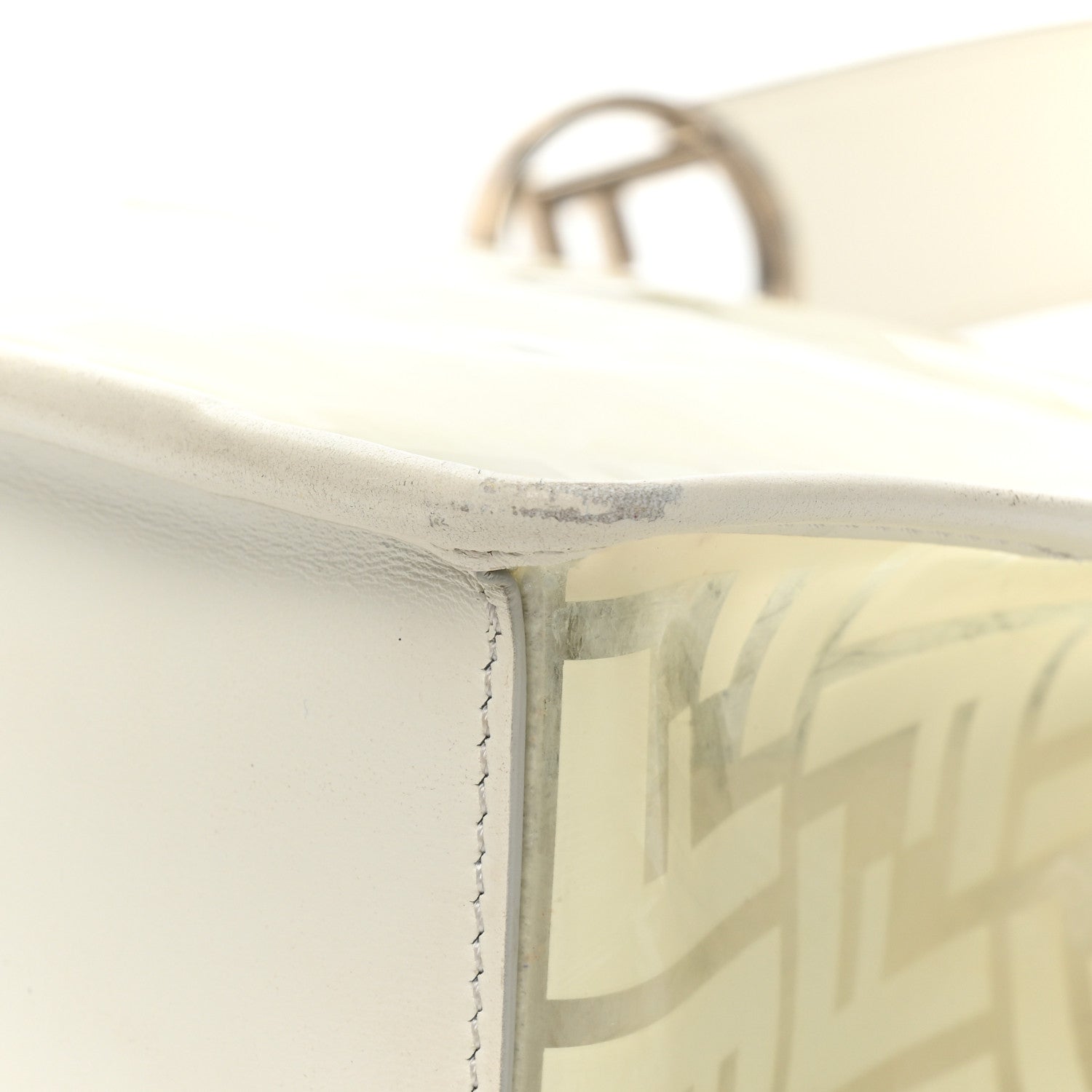 Fendi TPU FF Vitello Century F is Fendi Kan I Shoulder Bag White 16 of 18