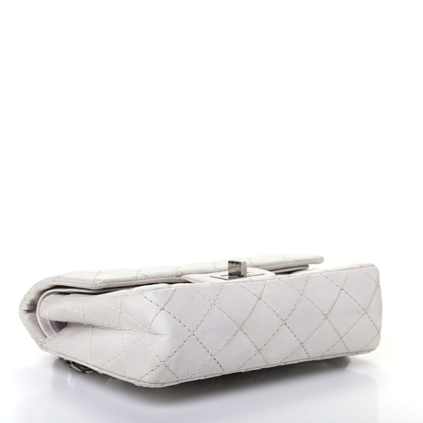 Aged Calfskin 50th Anniversary 2.55 Reissue 224 Flap White