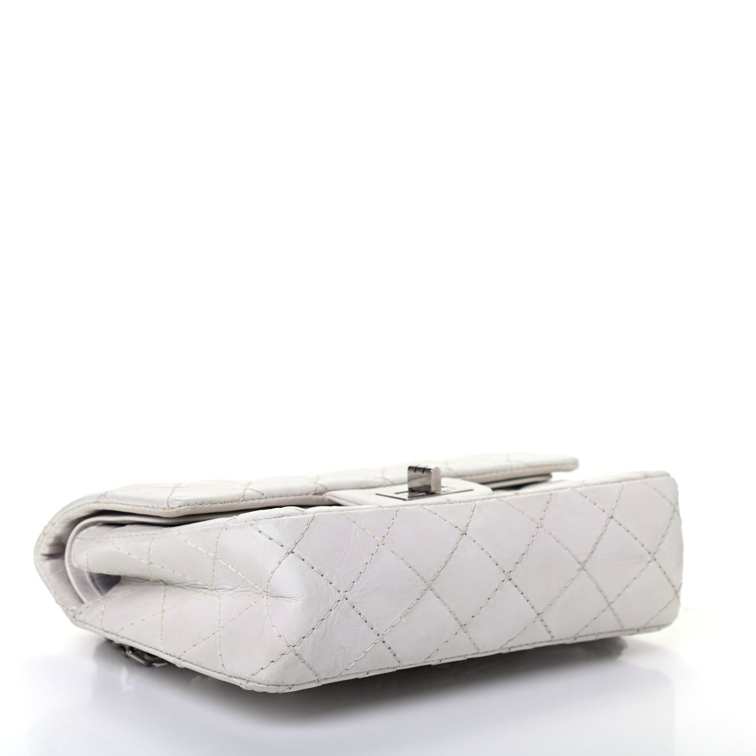Chanel Aged Calfskin 50th Anniversary 2.55 Reissue 224 Flap White 3 of 4
