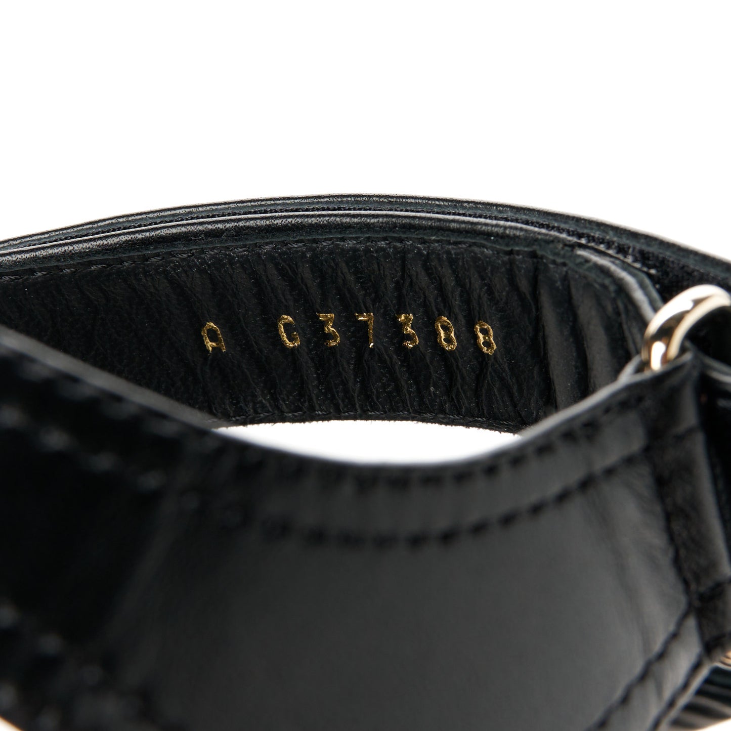 Lambskin Logo CC Turnlock Sandals 39.5 Black