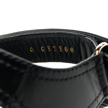 Chanel Lambskin Logo CC Turnlock Sandals 39.5 Black 10 of 11