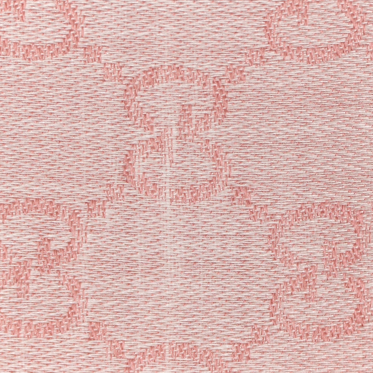 Wool Silk Monogram GGWeb Fringe Shawl Rose Ivory