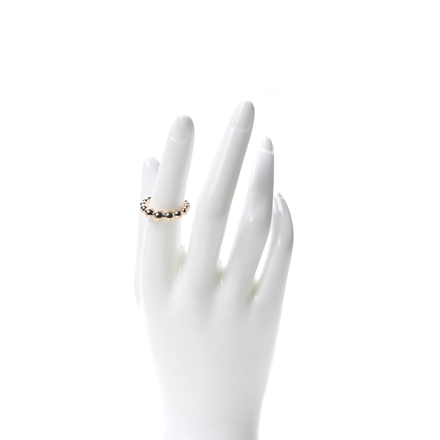 18K Rose Gold Perlee Pearls of Gold Variation Ring 53 6.5