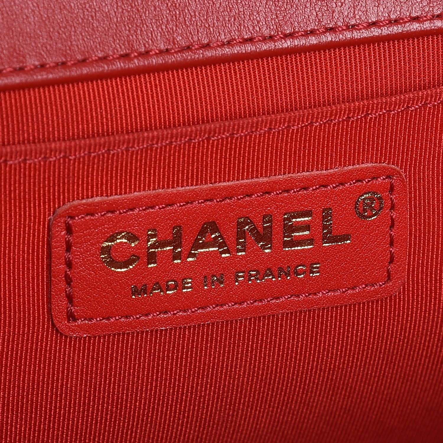 Chanel Lambskin Quilted Medium Boy Flap Red 6 of 12