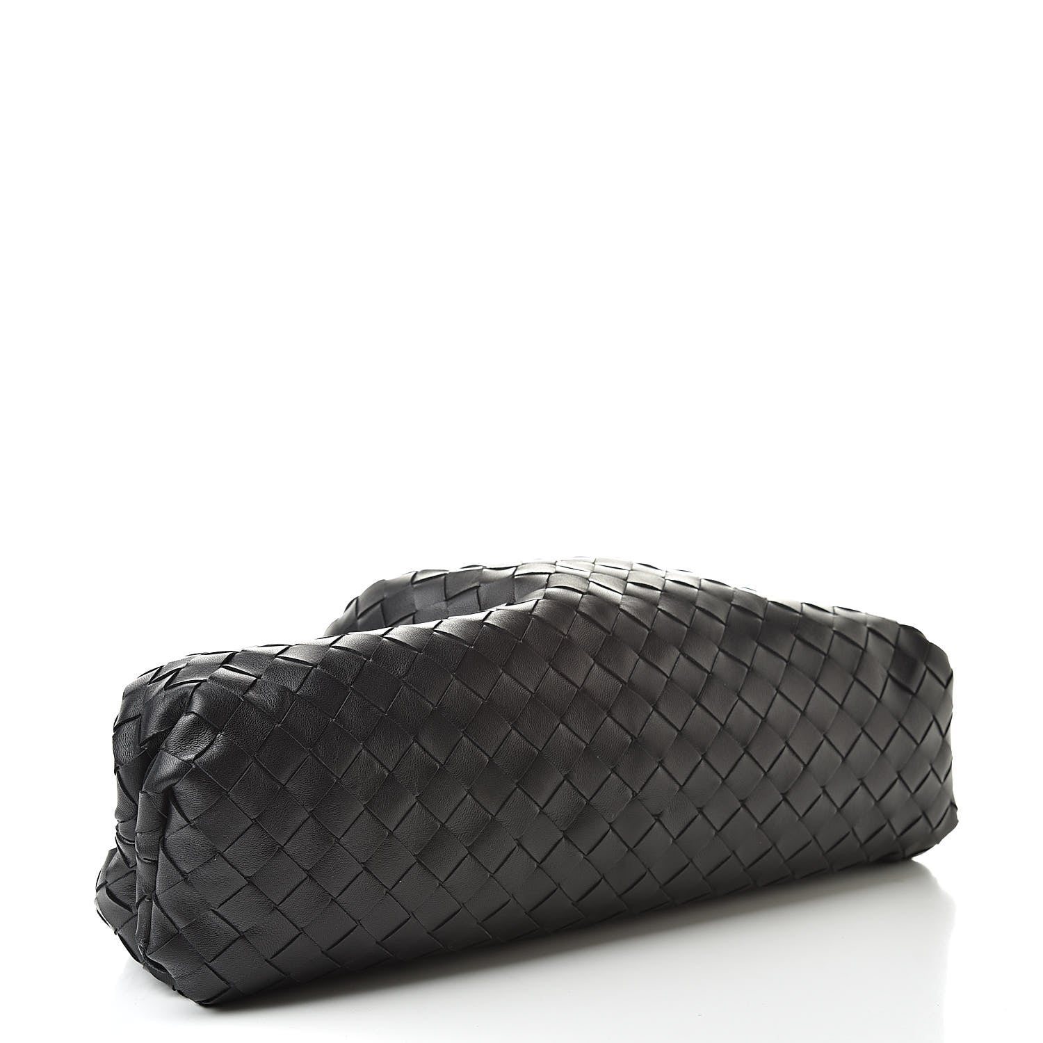 Bottega Veneta Nappa Maxi Intreccio The Pouch Oversized Clutch Black 4 of 8