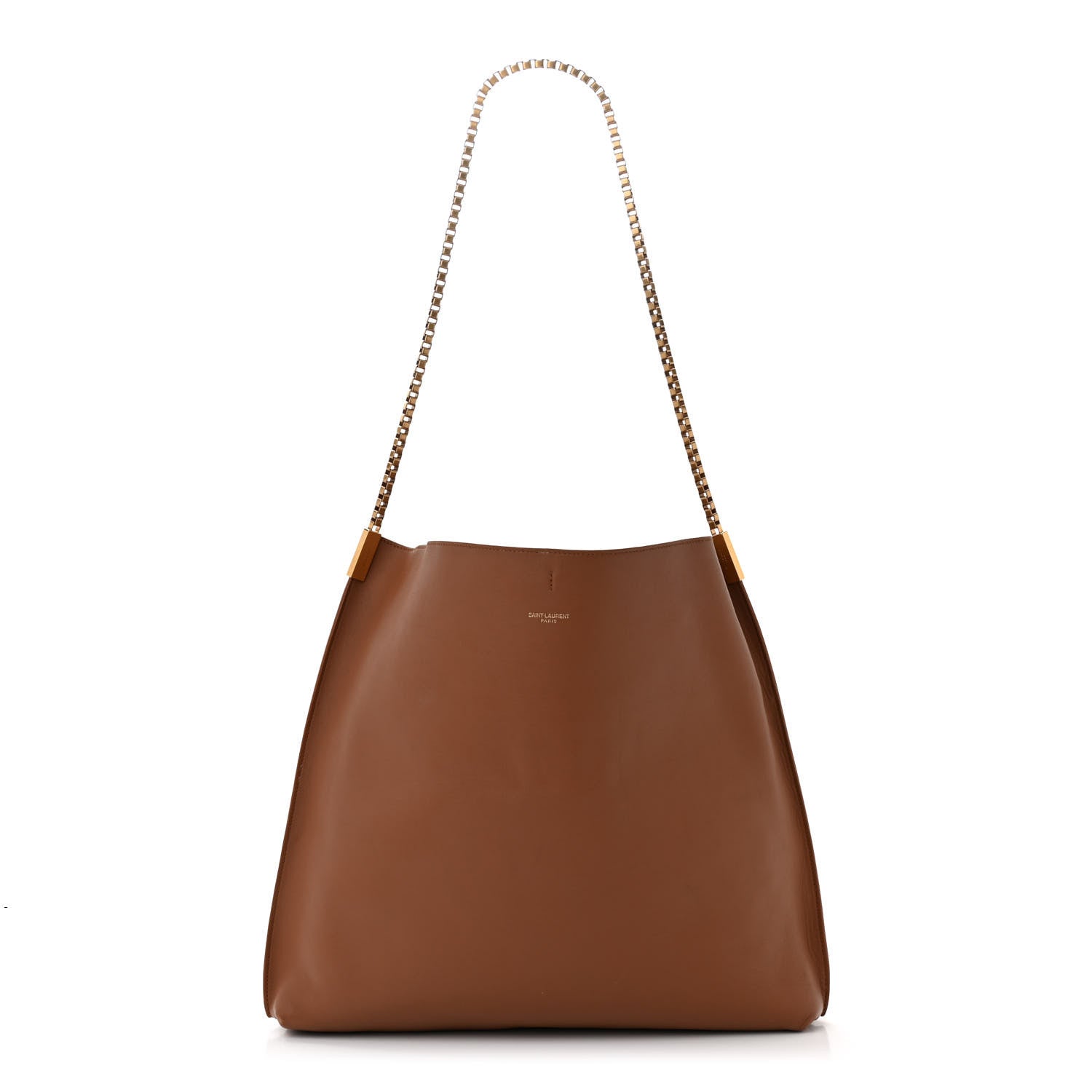 Saint Laurent Calfskin Medium Suzanne Hobo Brick 1 of 12