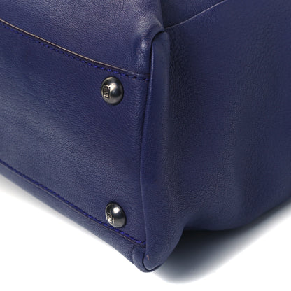 Fendi Goatskin Zucca Medium Peekaboo Iconic Satchel Purple 12 of 12