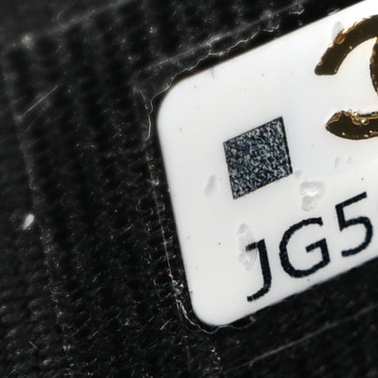 Chanel Lambskin Quilted Chain Top Handle Clutch With Chain Black 8 of 14