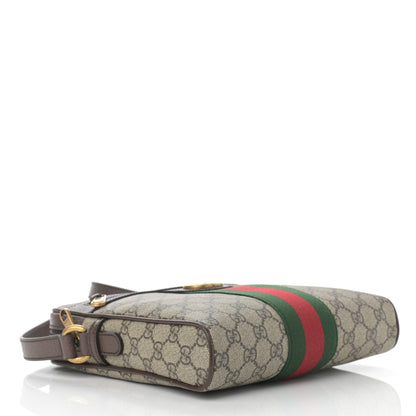 Gucci GG Supreme Monogram Web Small Ophidia Messenger Bag Brown 4 of 10