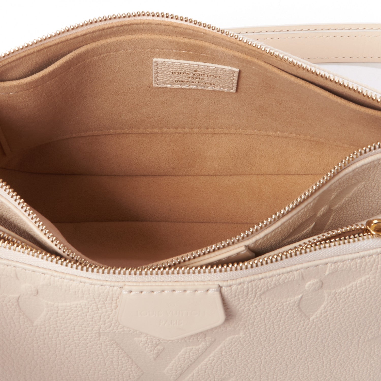 Louis Vuitton Empreinte Monogram Giant Multi Pochette Accessories Cream 7 of 10